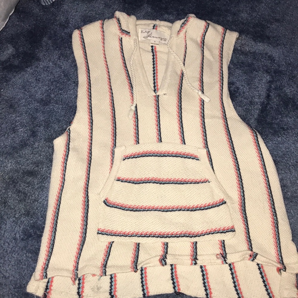 Baja sleeveless hoodie